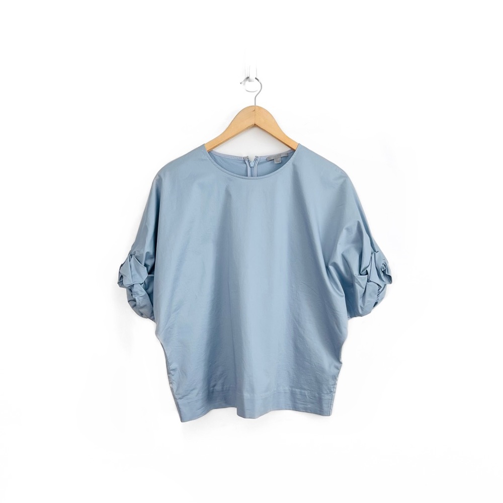 COS Light Blue Structural Blouse